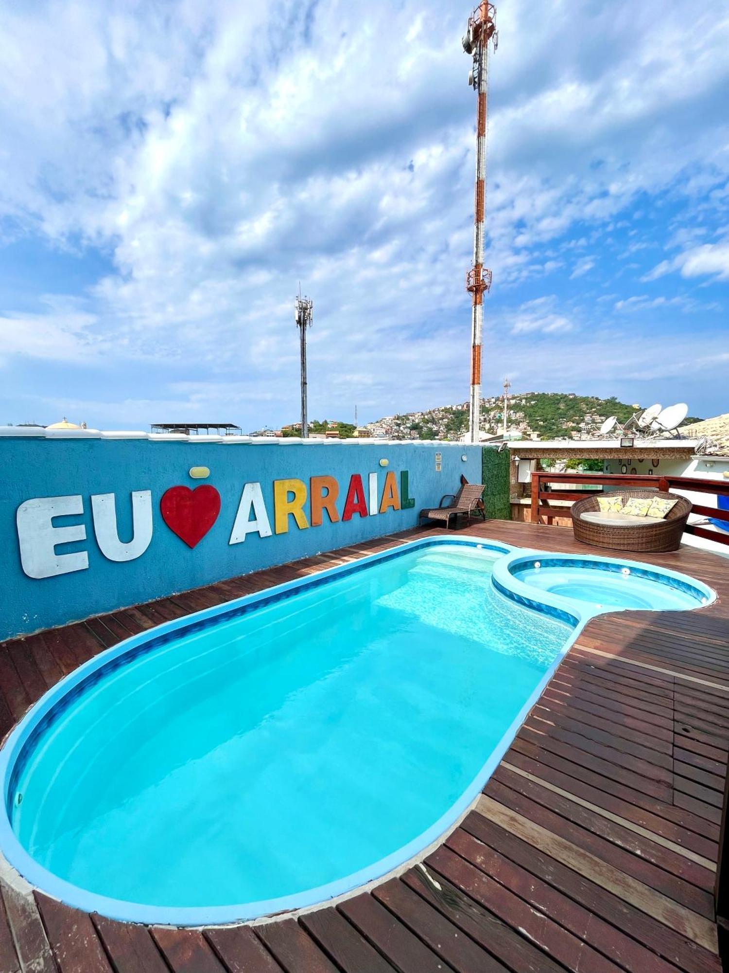 Pousada Eu Amo Arraial 阿拉亚尔-杜卡布 外观 照片